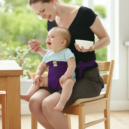 AnywhereSeat™ Portable Baby High Chair Harness | Travel Feeding Seat & Safety Belt - bebeika